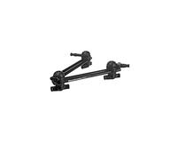 Manfrotto 396AB-2 Braccetto Serie Articulated, 2 Sezioni, Supporto per Luce, Attacco 16 mm e 3/8", in Alluminio, Nero