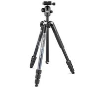 Manfrotto Element MII - Treppiede in alluminio a 4 sezioni con testa a sfera, colore: Nero