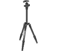 Manfrotto Element Traveller Small - Treppiede in alluminio a 5 sezioni, con testa a sfera, colore: Nero