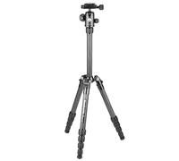Manfrotto Element Traveller - Treppiede piccolo in fibra di carbonio a 5 sezioni con testa a sfera
