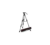 Manfrotto FastTripod, Testa Treppiede Video Fluida 608 Nicrotech con Treppiede Video 645 Fast Twin in Alluminio, Kit per DSLR, Reflex, Camcorder, Cavalletto per Videocamera e Fotocamera, Portata 14kg