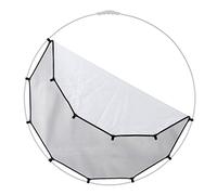 Manfrotto HaloCompact Plus Cover 98 cm - Riflettore Circolare - Cover Reversibile Alternativa o di Ricambio: Argento/Bianco - LL LR3332