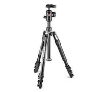 Treppiede con Testa Manfrotto Befree 2N1 treppiede e monopiede in alluminio chiusure a leva MBBFRLA4B-BHM [MKBFRLA4B-BHM]