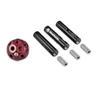 Manfrotto Kit Dado 1 Sphere + 3 Tubes MSY0590A Nero/Rosso