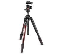 Manfrotto Kit treppiede da viaggio in alluminio Befree Advanced Twist rosso