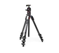 Manfrotto Kit Treppiede in Carbonio a 4 Sezioni, Treppiede Fotocamera con Testa a Sfera con Sistema MOVE a Sgancio Rapido, Kit Accessori Fotografici Professionale, Cavalletto con Testa Fotografica
