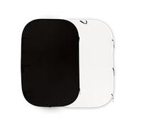 Manfrotto LL LB6921 Fondale Ripiegabile, Bianco/Nero