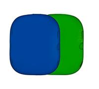 Manfrotto LL LC5687 Chromakey Fondale Ripiegabile, Blu/Verde