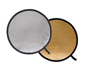 Manfrotto LL LR4834 Pannello Circolare, Diametro 120 cm, Argento/Oro