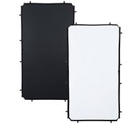 Manfrotto Skylite Rapid Tessuto Medio 110x200cm nero/bianco