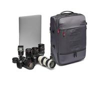 Manfrotto MB MN-R-RN-50 Manhattan Runner-50 Trolley per Fotocamera, con Attacco Treppiede, Scomparto Fotocamera Rimovibile, per DSLR e Mirrorless con Obiettivo Medio/Lungo, Tessuto Rivestito