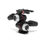 Manfrotto MHXPRO-3WX Testa 3 Vie Pan Tilt, XCHANGE, Portata 12kg | Piastra Rapida XCHANGE, Controllo Preciso, Leve Pieghevoli, per Fotocamere Mirrorless e DSLR, Testa Fotografica Professionale