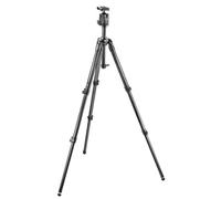 Manfrotto MK057C3-M0Q5 Kit Serie 057 con Testa a Sfera per Fotocamere, 3 Sezioni, in Carbonio, Nero