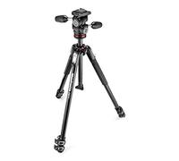 Manfrotto MK190X3-3W1 Kit a 3 Sezioni con Testa a 3 Vie, Nero