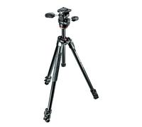 Manfrotto 290 Kit XTRA, alluminio con 3 segmenti, testa di ponte a 3 vie