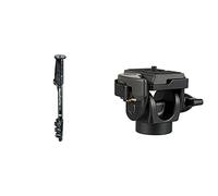 Manfrotto MM290C4 Monopiede in Carbonio con 4 Sezioni, Nero & 234Rc Testa Rapida