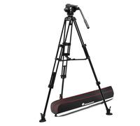 Manfrotto MVK502XTWINMA Pro Twin Leg VD System Alu + 502X Fluid Video Testa