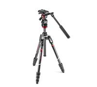 Manfrotto MVKBFRTC-LIVE treppiede Videocamera portatile 3 gamba/gambe Nero, Arge