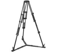 Manfrotto MVTTWINGA Treppiede a Doppio Tubo in Alluminio con Stella a Terra, Culla da 100 mm e Adattatore a 75 mm, 3 Basi in Gomma, Doppi Piedini a Puntale