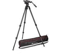 Manfrotto NITR otech N8 Video di testa e treppiedi 535 in fibra di carbonio nero