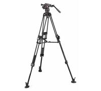 Manfrotto Nitrotech 608 + treppiede rapido a doppio tubo in alluminio