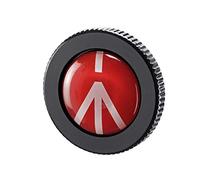Manfrotto Piastra compatta a sgancio rapido in alluminio solido per treppiede compatto d'azione, nero (ROUND-PL)
