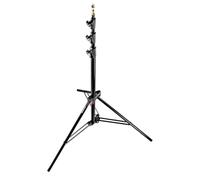 Manfrotto 1004BAC Stativo Serie Babylight con Sistema Pneumatico, 4 sezioni in Alluminio, Altezza 366 cm, Nero