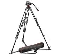 Manfrotto Pro Video testa per treppiede Nero, Rosso Alluminio Universal