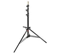 Manfrotto 1005BAC-3 Kit 3 Stativi, Serie Babylight, Massima Altezza 273 cm per Luci, 3 Sezioni, in Alluminio, Nero