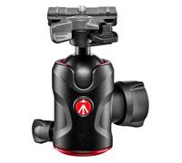 Manfrotto Testa a Sfera Compatta 496,Testa a Sfera Fluida per Treppiede Fotocamera, Stabilizzatore Fotocamera, Accessori Fotografia, per Inquadrature Impeccabili