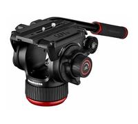 Manfrotto Testa Video Fluida Base Piatta 504x One Size Black / Red
