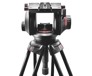 Manfrotto Testa video Pro Fluid 509HD con mezza sfera 100mm e 509PLONG
