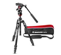 Manfrotto Travel Befree Live - Treppiede Twist, testa video, nero, compatto (MVKBFRT-LIVEUS)