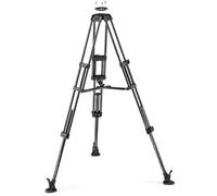 Manfrotto Treppiede a doppio tubo in carbonio con semiguscio da 100/75 mm + divaricatore centrale