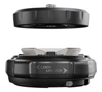 Manfrotto XCHANGE Quick Release, Sistema Universale per Treppiede/slider/accessori, Base e Piastra, Portata 20 Kg, Alluminio Leggero, Filetti 3/8" e 1/4", per Foto, Video e Luci