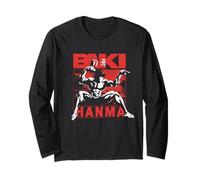 Manga Anime Baki Hanma Praying Mantis Stance The Grappler Maglia a Manica