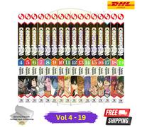Manga Chainsaw Man Vol 1-19 Inglese Serie 1-19 Set Completo Nuovo