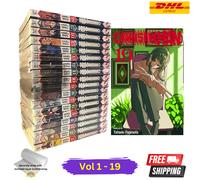 Manga Chainsaw Man Vol 1-19 Inglese Serie 1-19 Set Completo Nuovo