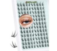 Manga Ciglia Finte Ciuffetti Anime Lashes Cat Eye Cluster Lashes C Curl Individual Eyelashes Wispy 120pcs Extension Ciglia Ciuffetti 6-12mm Spiky DIY Eyelash Extensions by Obeyalash(ZK33)