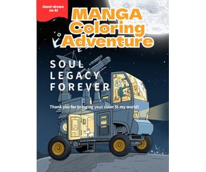 MANGA Coloring Adventure: Vol.3: A Hand-Drawn MANGA Coloring Book for Teens and Adults