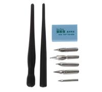 Manga Dip Pen Holder Set Disegno Pittura Strumenti Calligrafia + 5 Pennini Penne