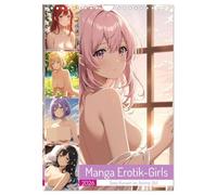 Manga Erotik-Girls - Sexy Kurven im Anime-Stil (Wandkalender 2026 DIN A4 hoch), CALVENDO Monatskalender: Erotische Manga Mädchen mit nackten Brüsten als sexy Cartoon-Bilder