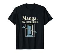 Manga Il mio piano di fuga Vintage Serif Art Maglietta