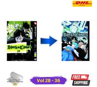 Manga Nero Trifoglio Volume 1-36 Completo / Mezza Set Inglese Comic Book By Yuki