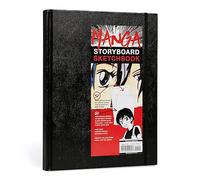 Manga Storyboard Sketchbook: A Comic Book Sketchbook with Storyboard Layout Grids, Acid-Free Medium-Weight Drawing Comic Book Paper