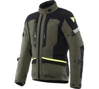 Dainese Mangen Absøluteshell Pro, giacca tessile impermeabile 54 male Oliva/Nero/Giallo Fluo