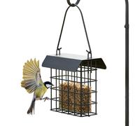 Mangeoire à Oiseaux Grande Capacité | Distributeur à Gâteau de Graisse | Décor d'Extérieur pour Jardin et Balcon | pour Perroquet, Perruche, Oiseaux Sauvages, Pelouse, Cour, Observatoire