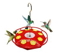 Mangeoire Pour Colibri En Plastique - Avec Protection Intégrée Pour Fourmis | En Dehors Des Oiseaux Mangeoires À Oiseaux, Multiples Ports D'alimentation, Suspension Et Fuite Pour Le Pa