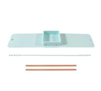 Mangeoires pour oiseaux d'extérieur - Silicone 35 x 8 cm Hanging Tray | Mangeoire en silicone with Wood Perches, Window Watching, Garden Feeding, Plateau d'alimentation oiseaux extérieur | Backyard