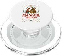 Manger Things - Presepe natalizio cristiano divertente PopSockets PopGrip per MagSafe